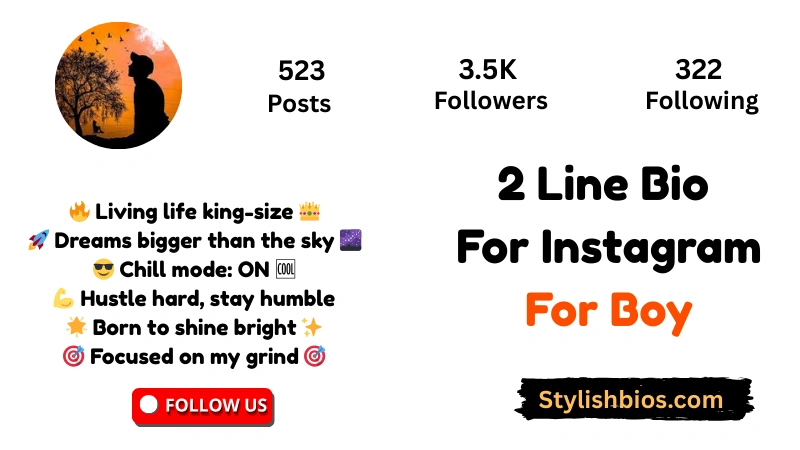 2 Line Bio For Instagram For Boy