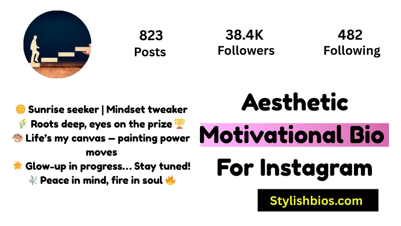 Aesthetic Motivational Bio For Instagram