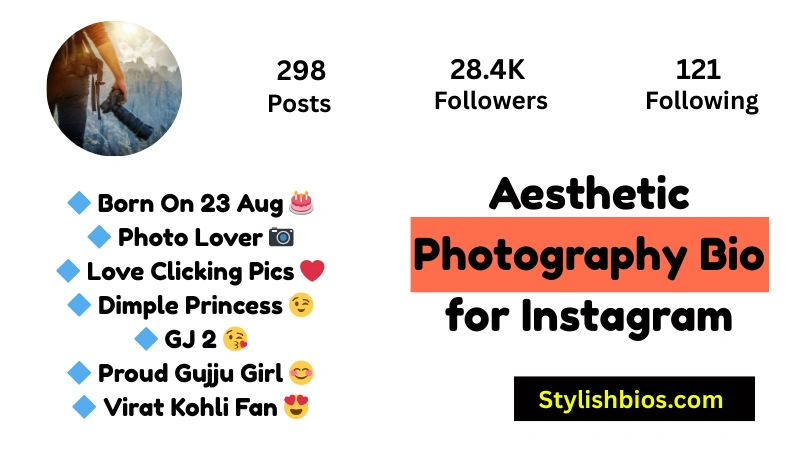 Aesthetic Photography Bio for Instagram