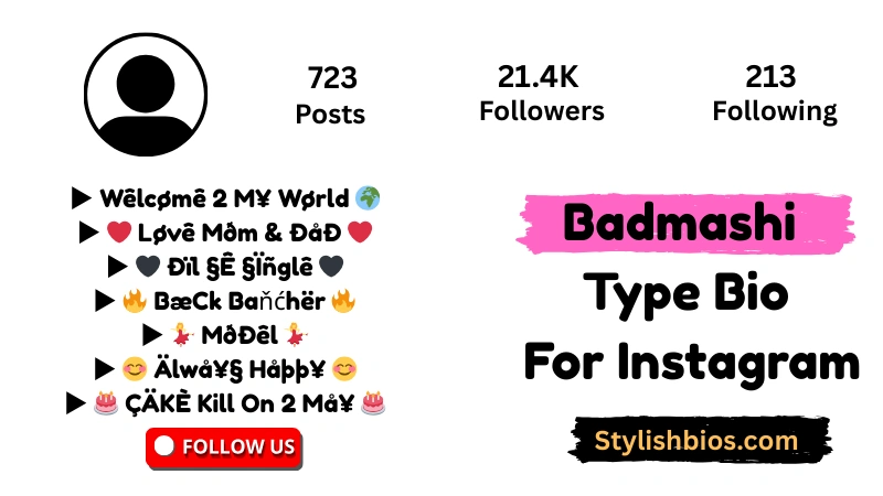 Badmashi Type Bio For Instagram