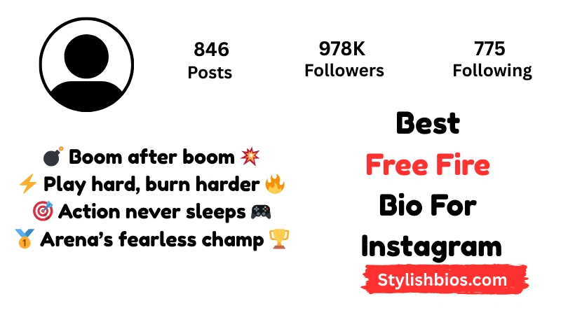 Best Free Fire Bio For Instagram