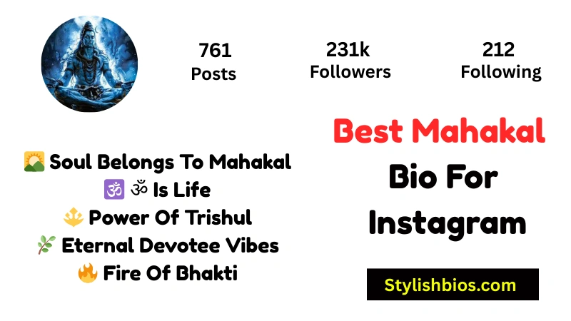 Best Mahakal Bio For Instagram