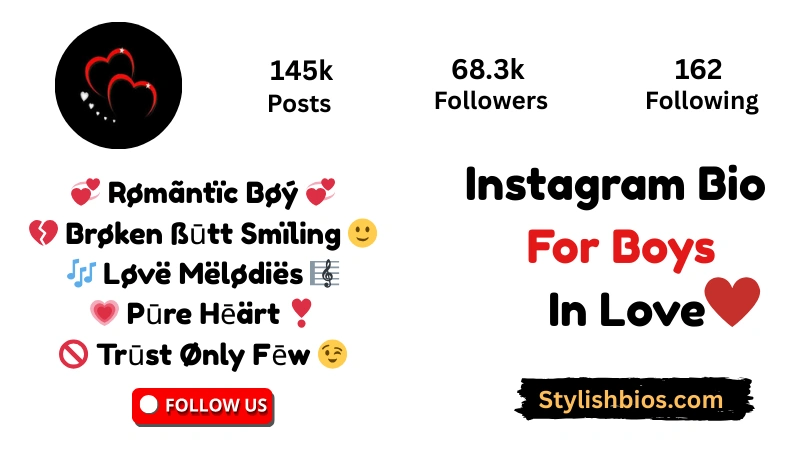 Instagram Bio For Boys In Love