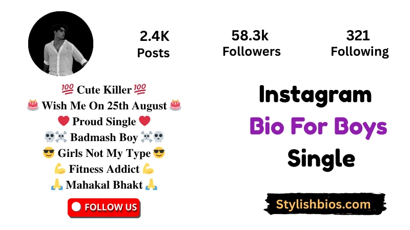 Instagram Bio For Boys Single