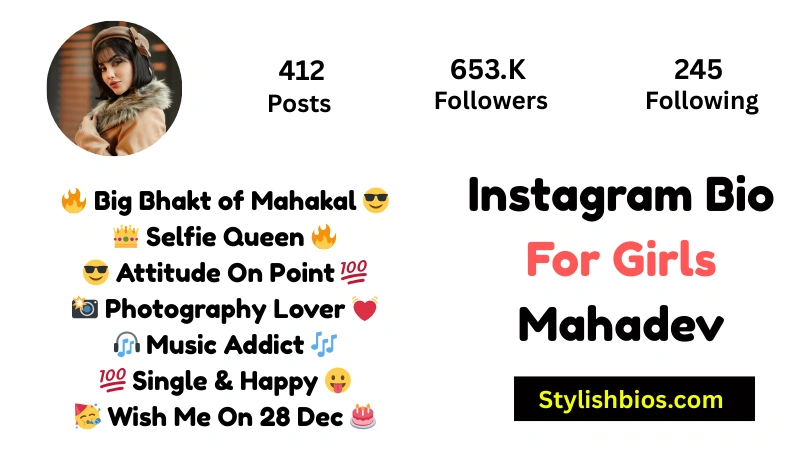 Instagram Bio For Girls Mahadev