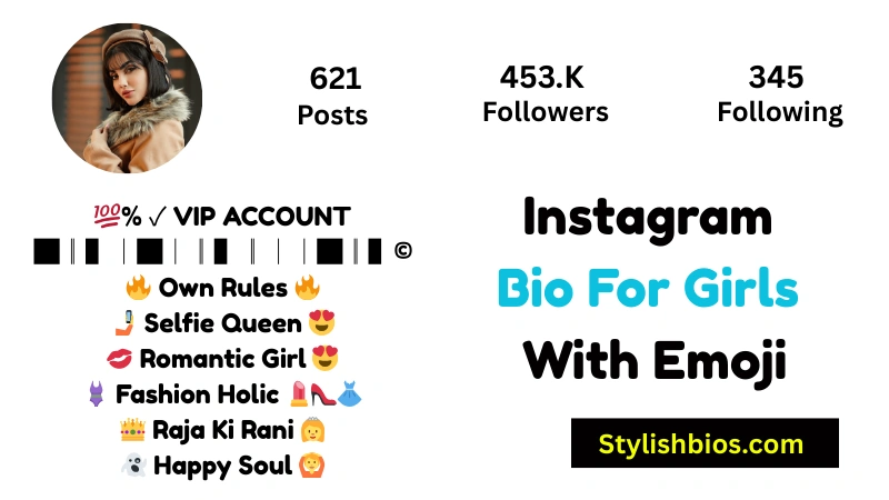 Instagram Bio For Girls With Emoji