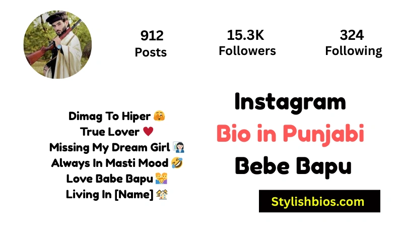 Instagram Bio in Punjabi Bebe Bapu