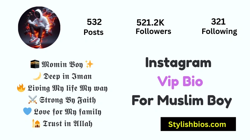 Instagram Vip Bio For Muslim Boy