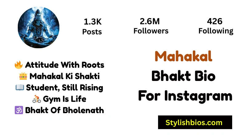 Mahadev Bhakt Bio For Instagram