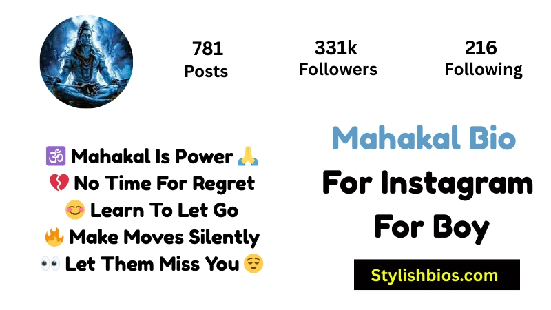 Mahakal Bio For Instagram For Boy
