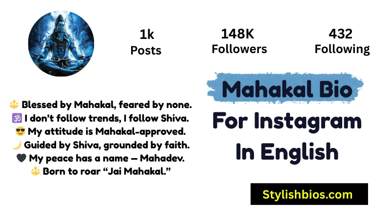 Mahakal Bio For Instagram In English