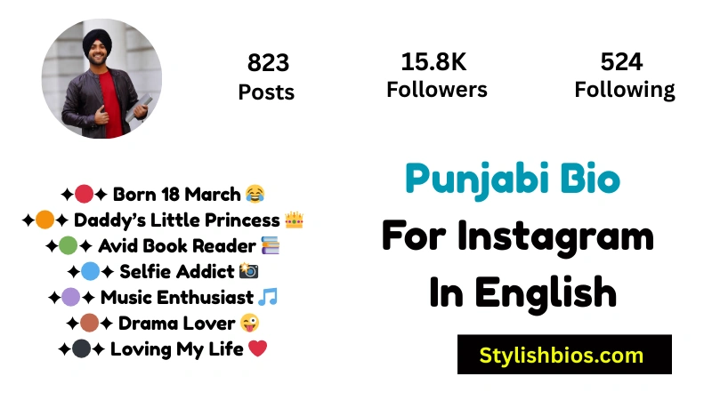 Punjabi Bio For Instagram In English