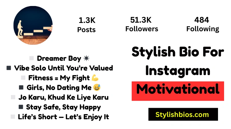 Stylish Bio For Instagram Motivational
