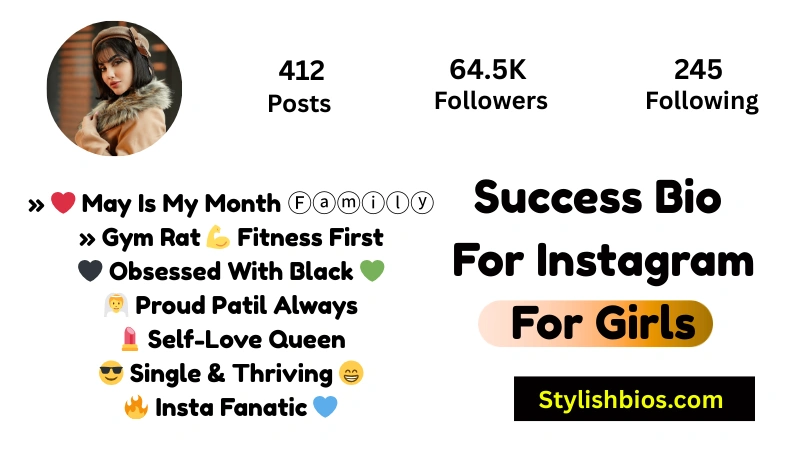 Success Bio For Instagram For Girls