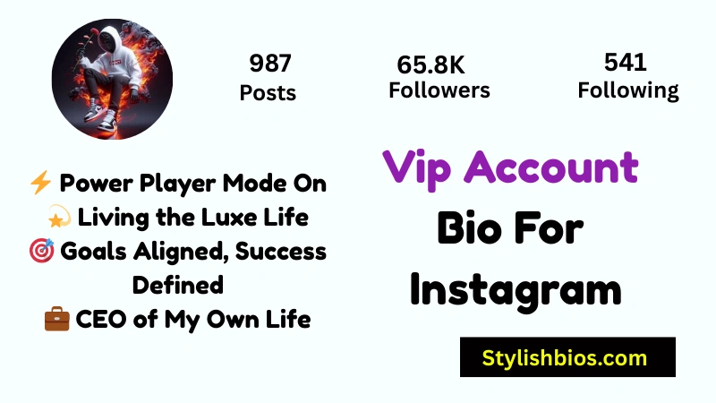 Vip Account Bio For Instagram