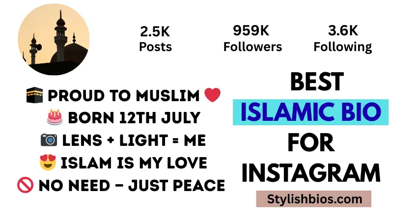 best islamic bio for instagram
