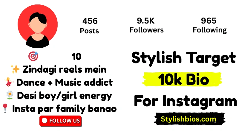 stylish target 10k bio for instagram