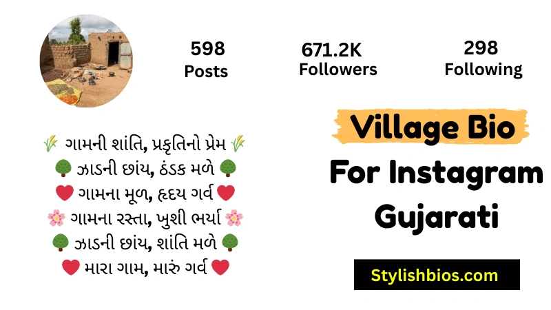 Village Bio For Instagram Gujarati