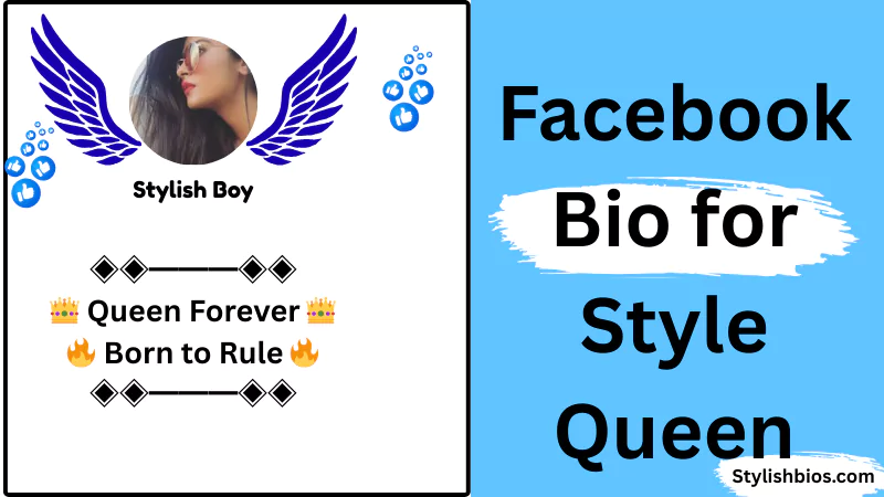 facebook bio for style queen