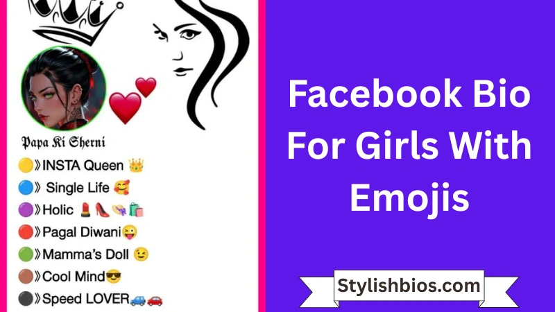 Facebook Bio For Girls With Emojis