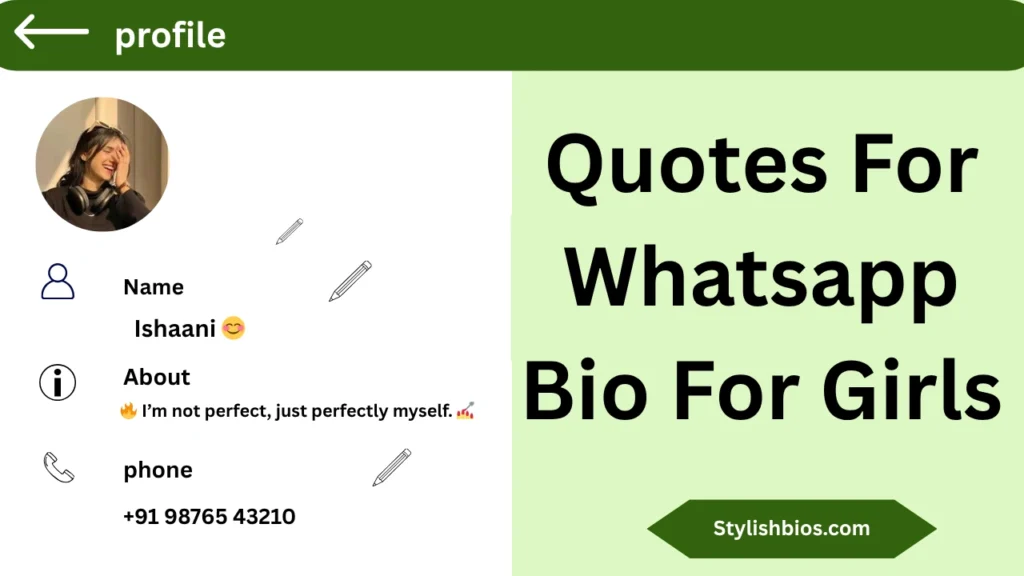 Quotes For Whatsapp Bio For Girls