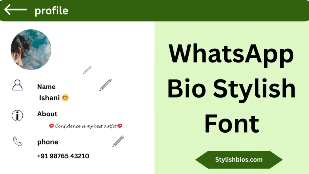 WhatsApp Bio Stylish Font