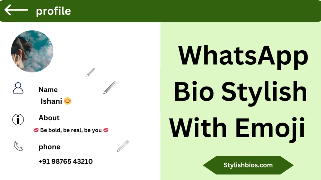 WhatsApp Bio Stylish With Emoji