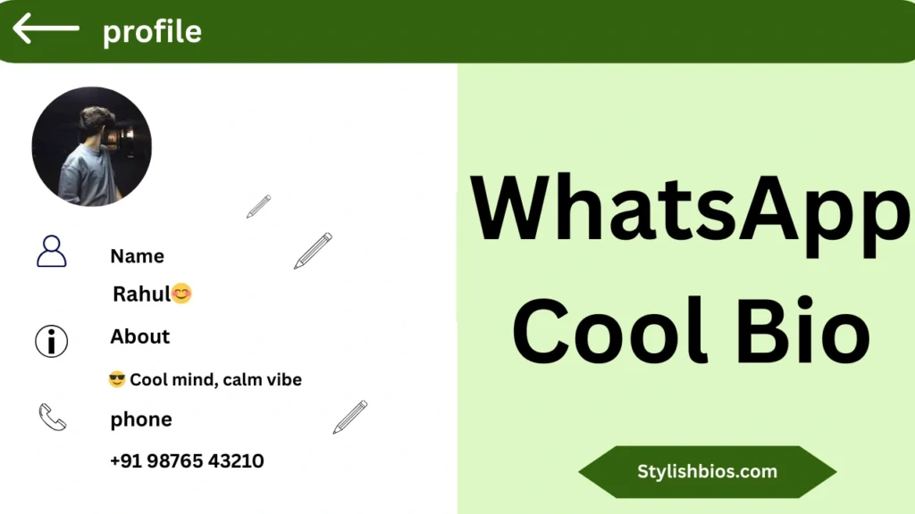 Stylish WhatsApp Cool Bio