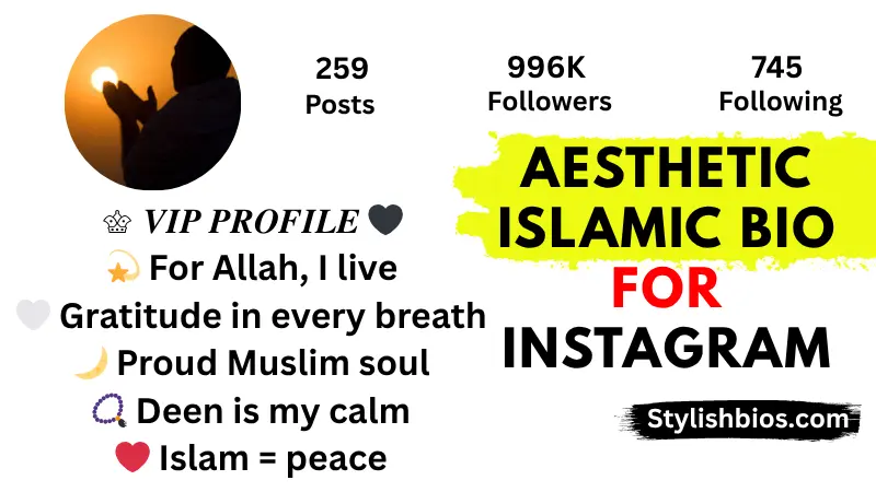 Aesthetic Islamic Bio For Instagram