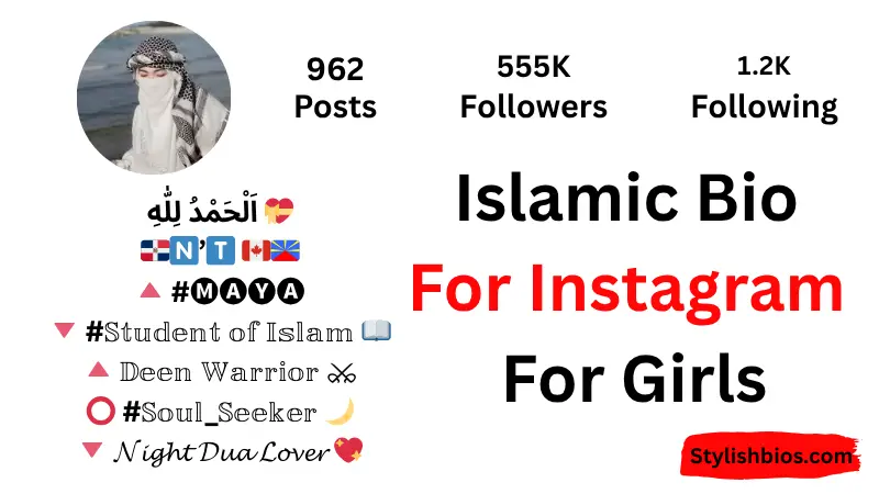 Islamic Bio For Instagram For Girls