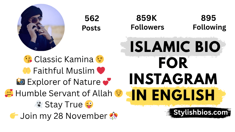Islamic Bio For Instagram In English