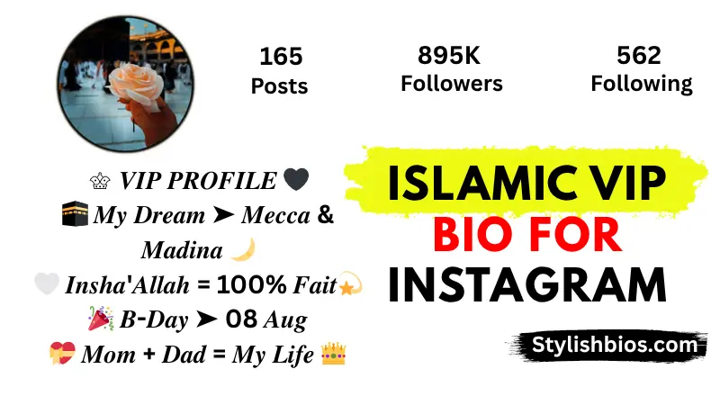 Islamic VIP Bio For Instagram