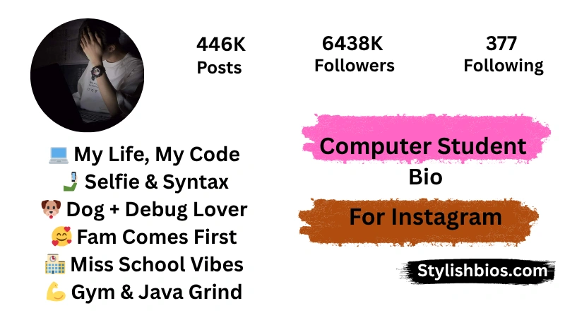 Computer Student Bio For Instagram