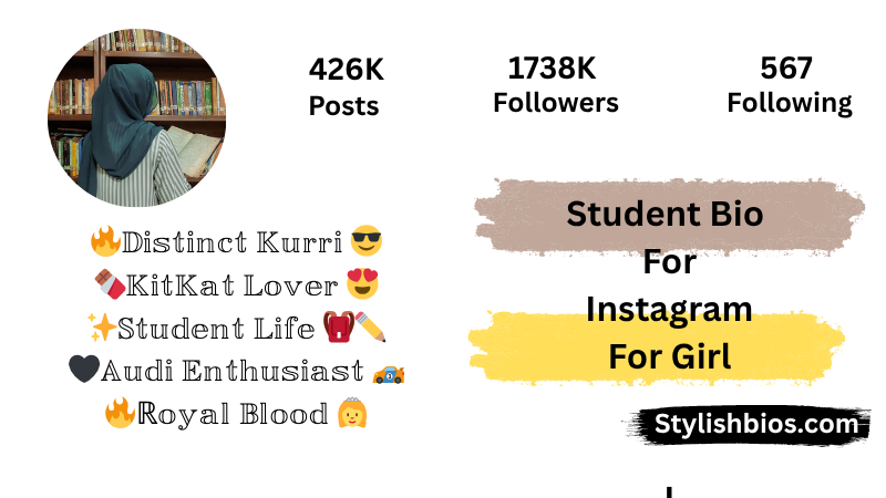 Student Bio For Instagram For Girl