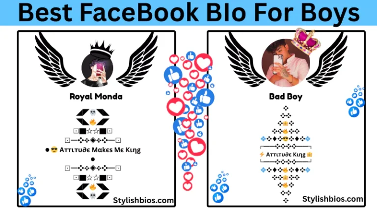 facebook bio for boys