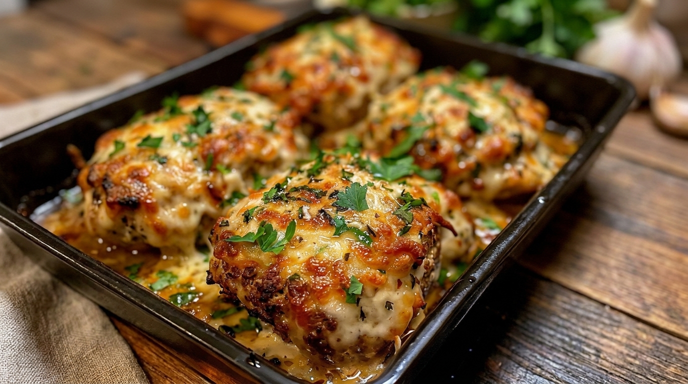 Cheesy Baked Chicken