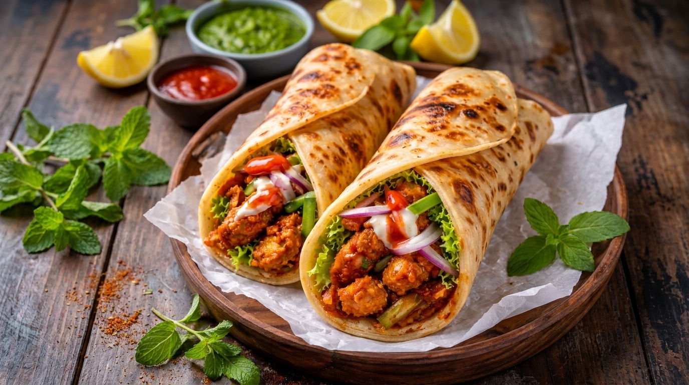 Crispy Chicken Wraps