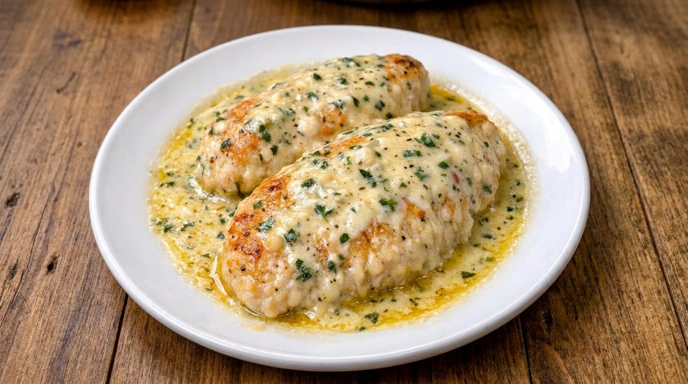 Easy Creamy Garlic Parmesan Chicken – Rich, Juicy & Flavor-Packed Dinner