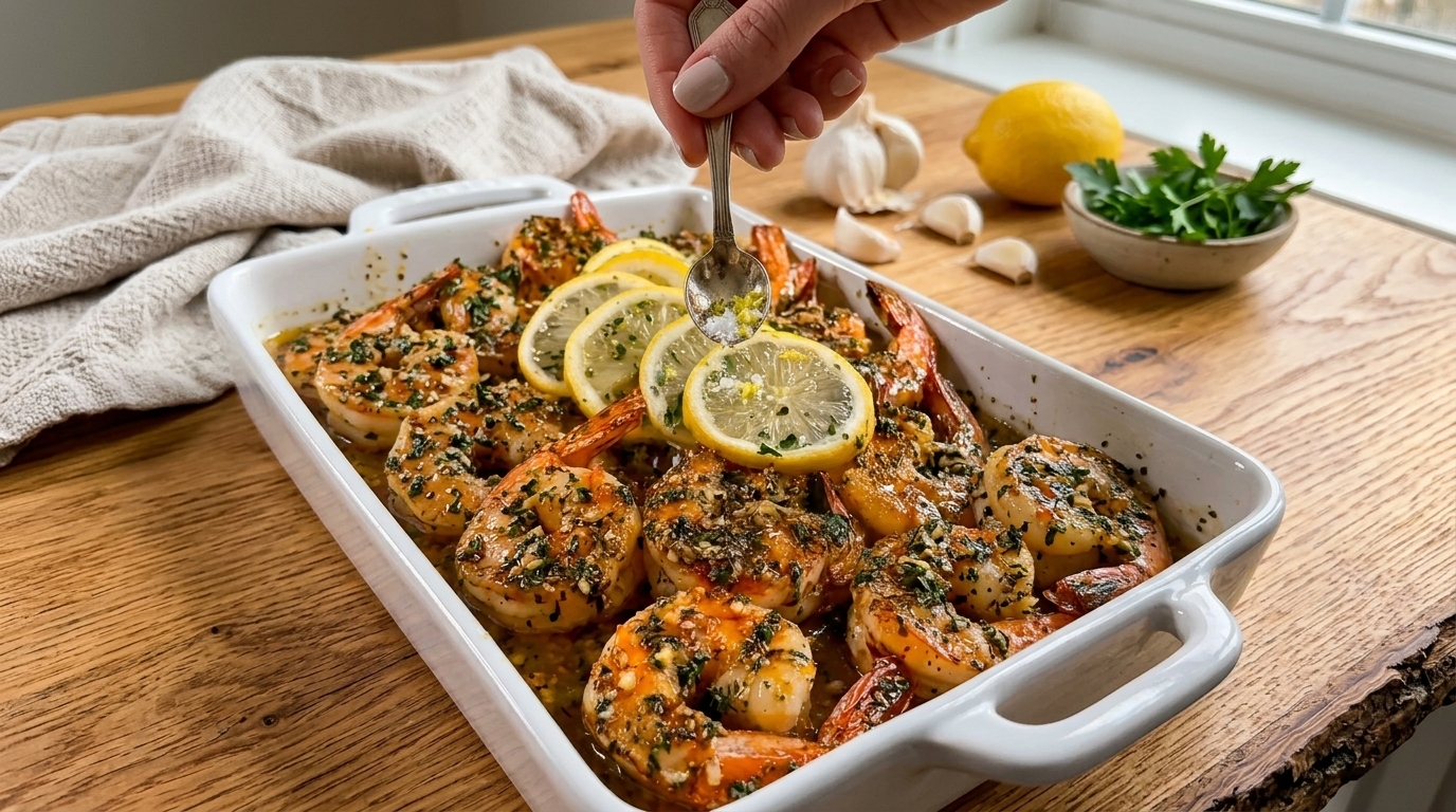 Garlic Butter Shrimp with Lemon and Herbs: A Flavorful Seafood Dinner RecipeIntroduction