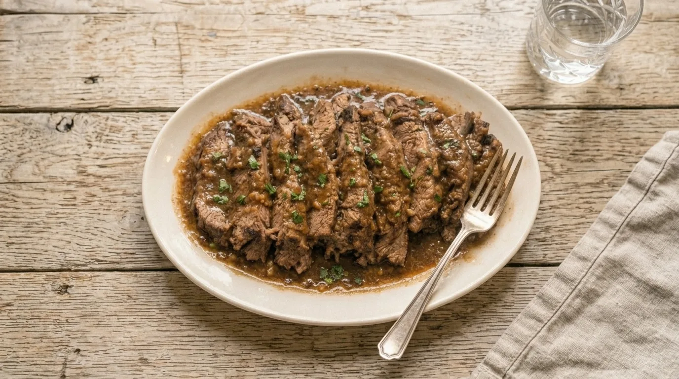 Slow Cooker Beef Pot Roast with Rich Gravy