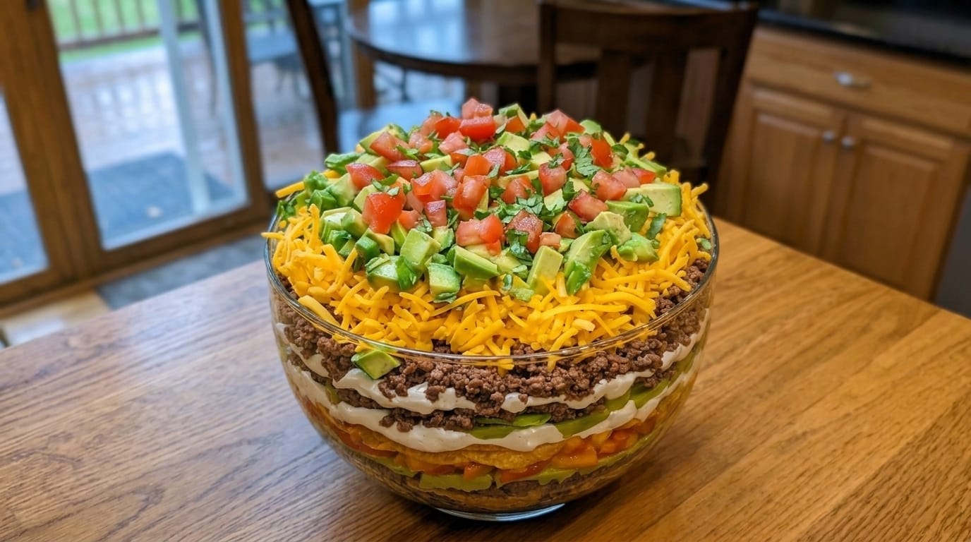 Seven Layer Taco Salad