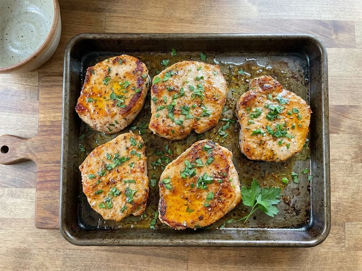 Easy Garlic Butter Herb Pork Chops Recipe – Juicy, Tender, and Packed with Flavor