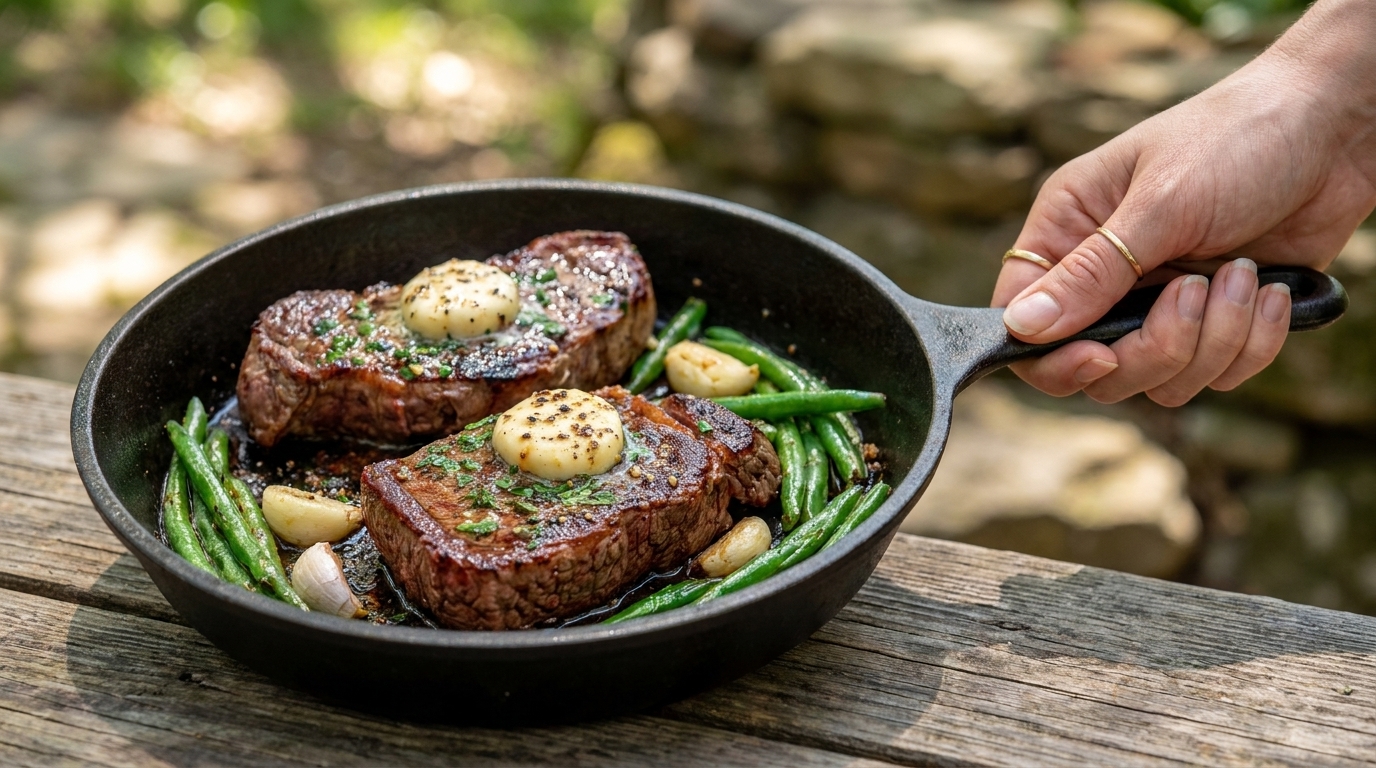 Pan-Seared Ribeye Steak: A Juicy, Restaurant-Style Steak Made Perfectly at Home