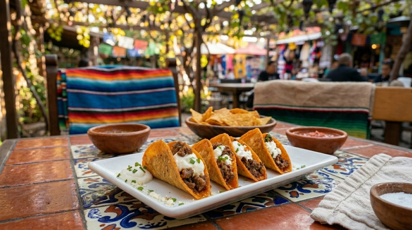 Crispy Cheesy Beef Tacos