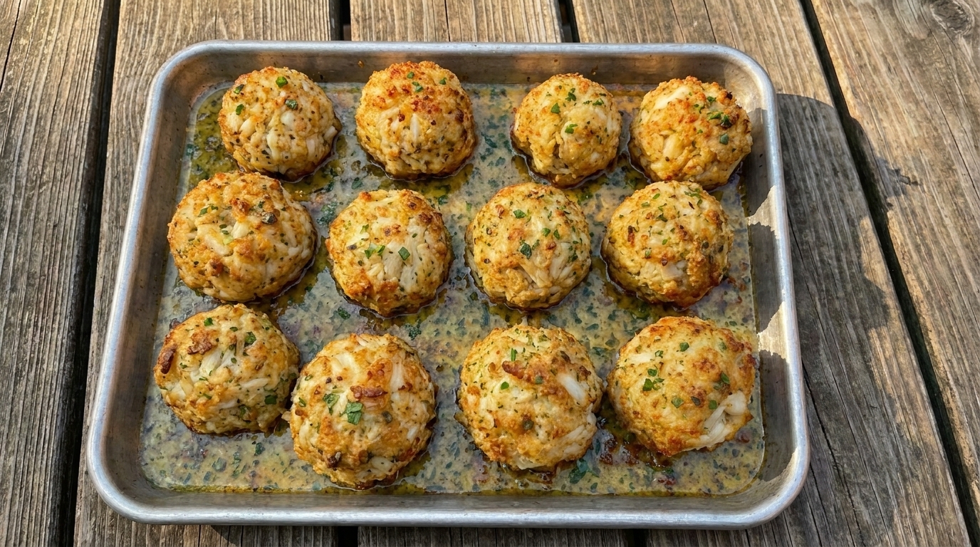 Easy Crispy Garlic Butter Crab Bombs Recipe – Golden, Cheesy, and Loaded with Crab