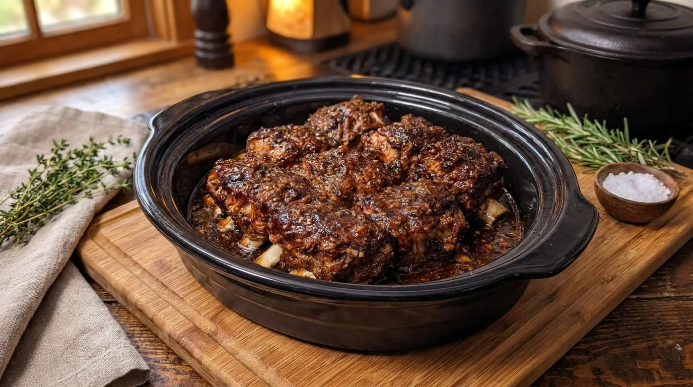Slow Cooker Honey Garlic Shredded Beef