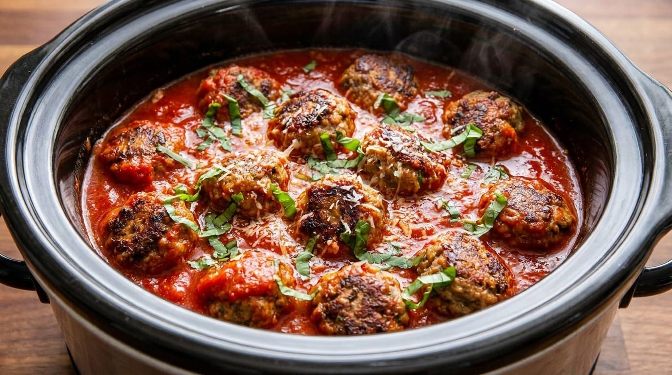 Slow Cooker Italian Meatballs
