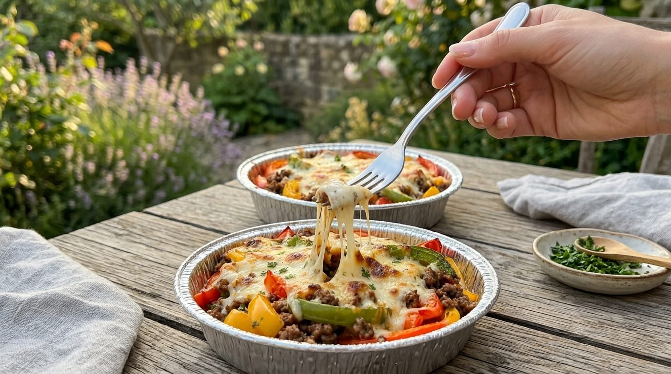 Cheesy Beef and Bell Pepper Casserole – Easy, Comforting & Flavor-Packed Dinner