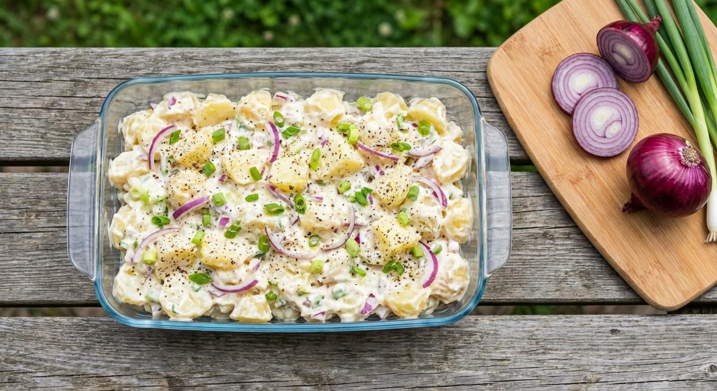 Easy Creamy Classic Potato Salad Recipe – Rich, Tangy, and Perfect for Gatherings