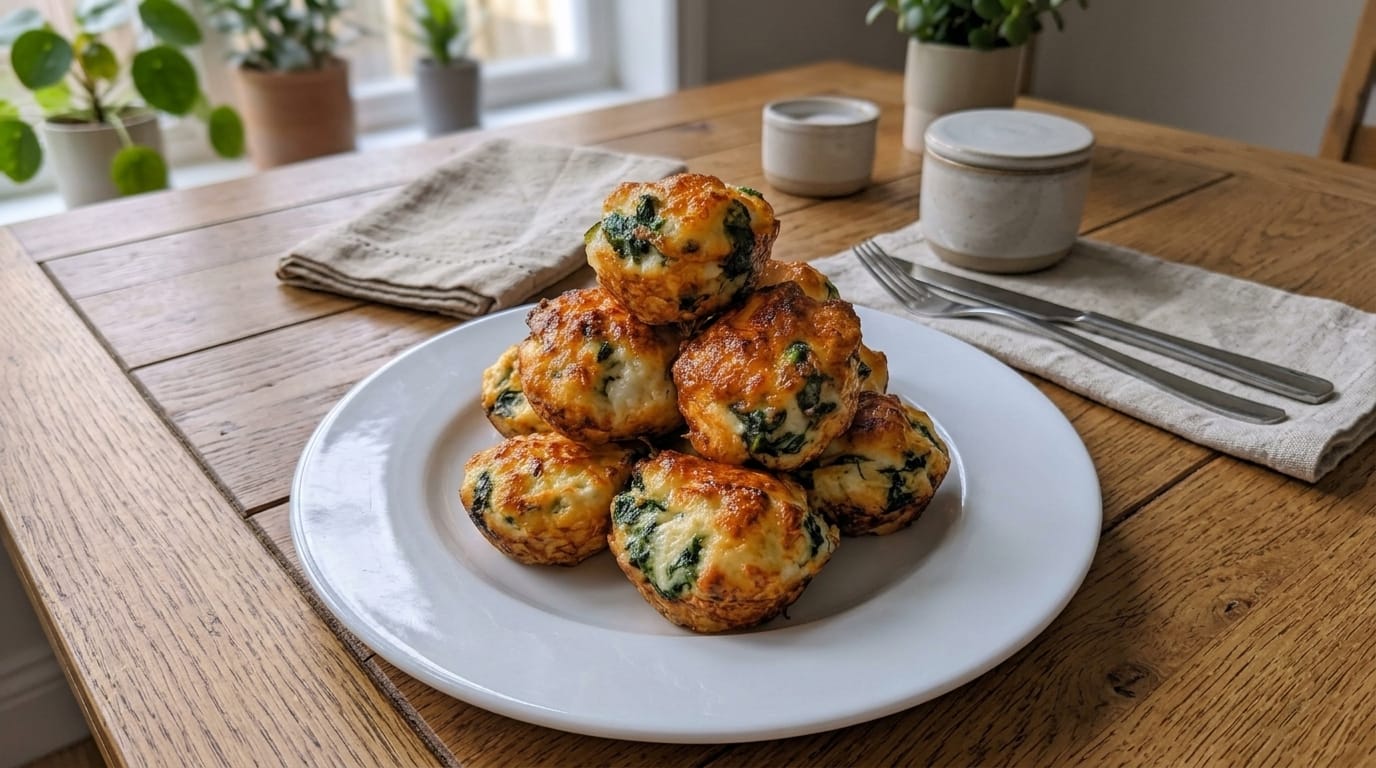 Ultimate Cheesy Spinach Egg Muffins